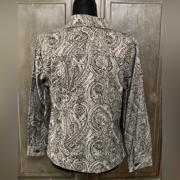 Bamboo Traders blk/gray button jacket. LP - Picture 3 of 10